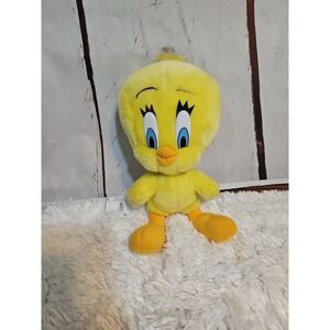 Vintage Tweety Bird Plush Toy  1997 Looney Tunes Warner Bros 11"